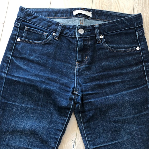 Uniqlo Low Rise Dark Wash Skinny Jeans Size 24 - Picture 5 of 10